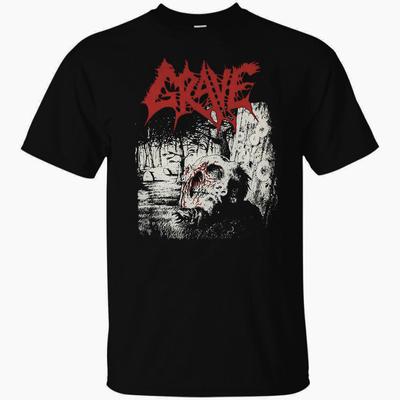 Винтажная Редкая Футболка с Логотипом Группы Grave Для Мужчин Все Размеры S M L XL 234XL YA230 Унисекс Футболка