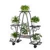 Multi-Tier Movable Plant Stand