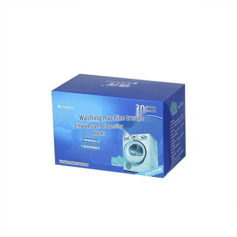 Шипучие таблетки для чистки барабана стиральных машин с верхней загрузкой - Обогащенные кислородом, Многофункциональное средство для удаления пятен и накипи.
