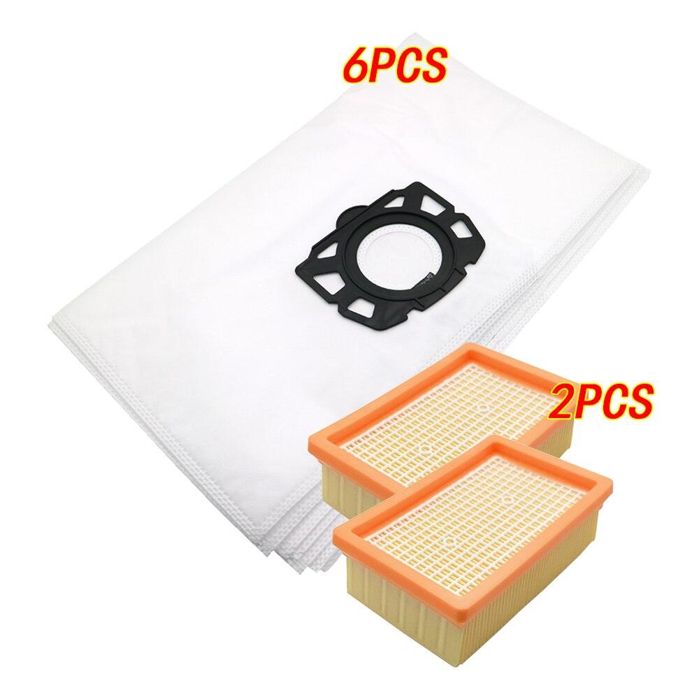 Мешки для сбора пыли HEPA-фильтра для Karcher MV4 MV5 MV6 WD4 WD5 WD6 WD4000 to WD5999 #2.863-006.0 Запасные части