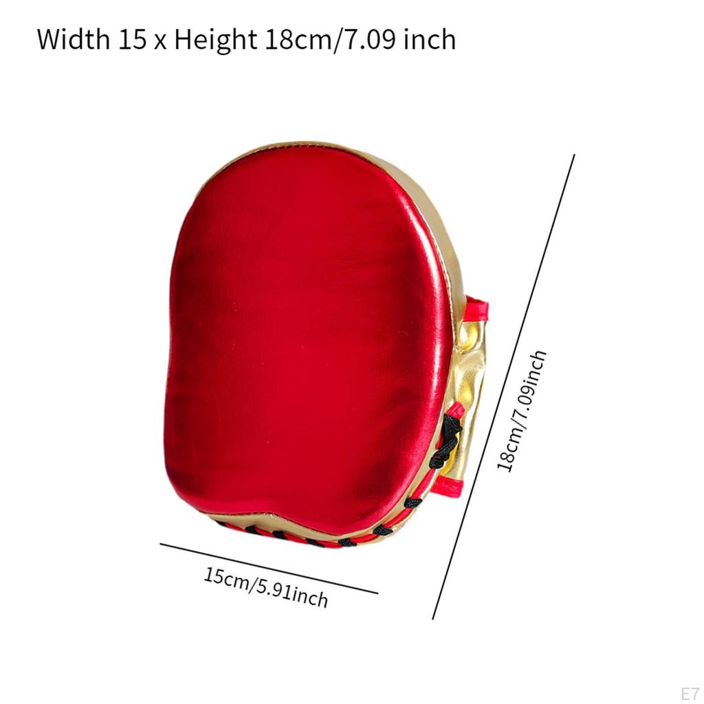 Боксерские изогнутые боксерские перчатки Focus Punching Mitts Strike Round Pad Breathable Hand Target gloves для практики