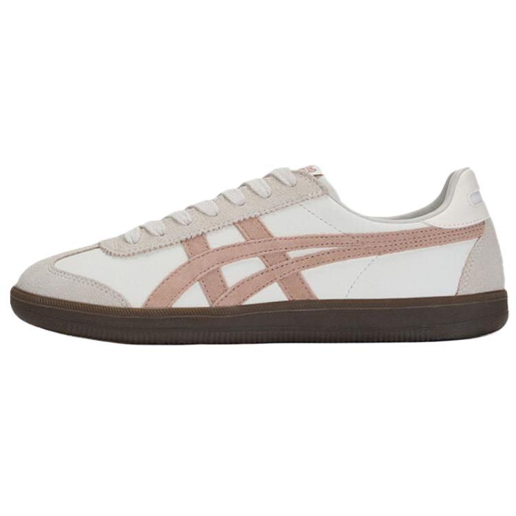 ONITSUKA TIGER Tokuten Comfortable Versatile Non-Slip Wear-Resistant Low-Top Skate Shoes Unisex Sneaker Off-White Brown 1183C086-103