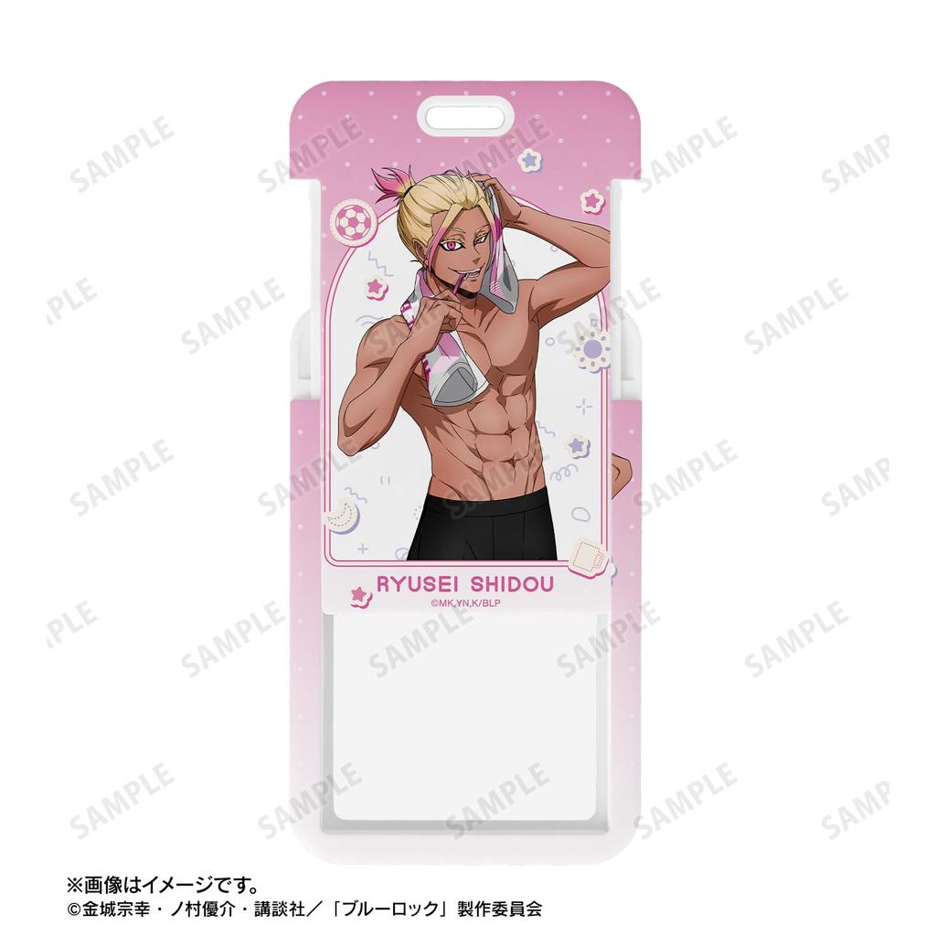 ТВ-аниме Оригинальная иллюстрация Сидо Рюсэя Утренний распорядок Держатель для фотокарточек «Blue Lock» вер.