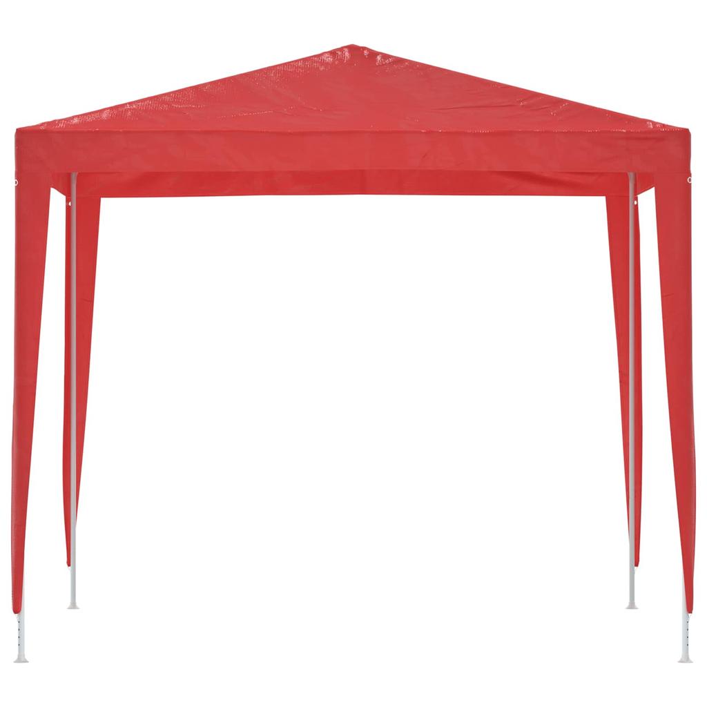 Party Tent 250 x 250 x 240 cm Red PE and Steel