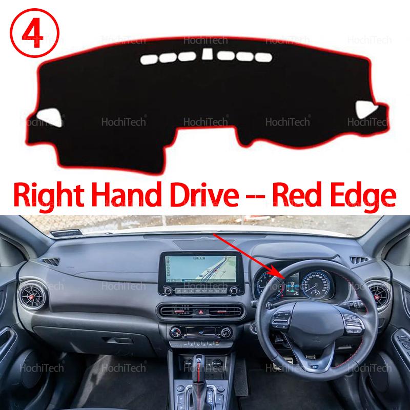 For Hyundai Kona N Line 2017 20108 2019 2020 2021 2022 Anti-Slip Dashboard Cover Protective Pad Car Accessories Sunshade Carpet