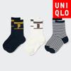 Uniqlo Японские детские обычные носки 3 пары 