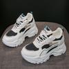 Spring New Heightening Dad Shoes Women's Versatile Small Thick-soled Breathable Casual Sports Little White Shoes