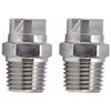 2pcs Stainless Steel Stainless Steel Sprayer 65 Degree Wide Coverage Sprayer Fan Nozzle  Rain Test