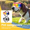 Солнцезащитные очки для собак среднего и большого размера, УФ-прозрачные очки, ветрозащитные, противопылевые, снегозащитные очки для домашних животных с резинкой