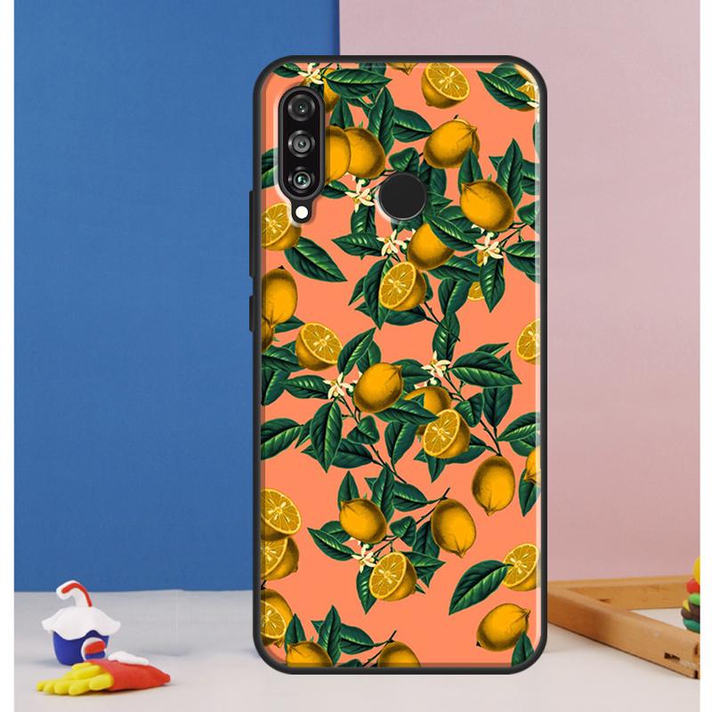 Summer Lemon and Leaf For Huawei Nova Y90 Y70 Y60 Y72 Y61 Y91 12s 12i 11i 7i 8i 9 10 SE P60 Pro P30 P40 Lite Case