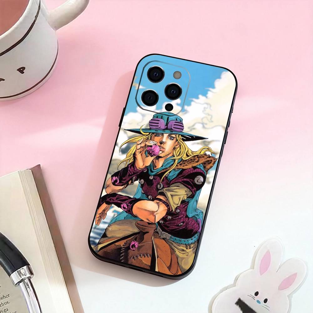 Johnny J-Joestar of the J-Jojo Phone Case For iPhone 17,16,15,14,13,12,11 Plus,Pro,Max,XS Silicone Soft Cover