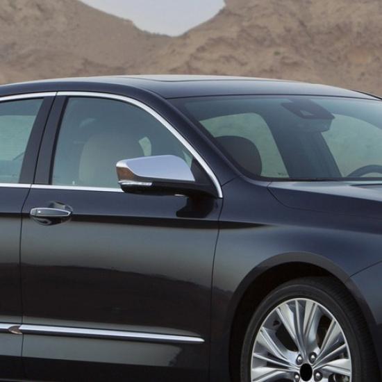 Right For Chevy Impala 2014- Exterior Side Wind Mirror Cover Caps Chrome