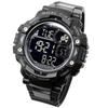 LAD WEATHER Военные Мужские Часы Stealth Black Инверсивный ЖК Цифровые Тактические Airsoft Туризм