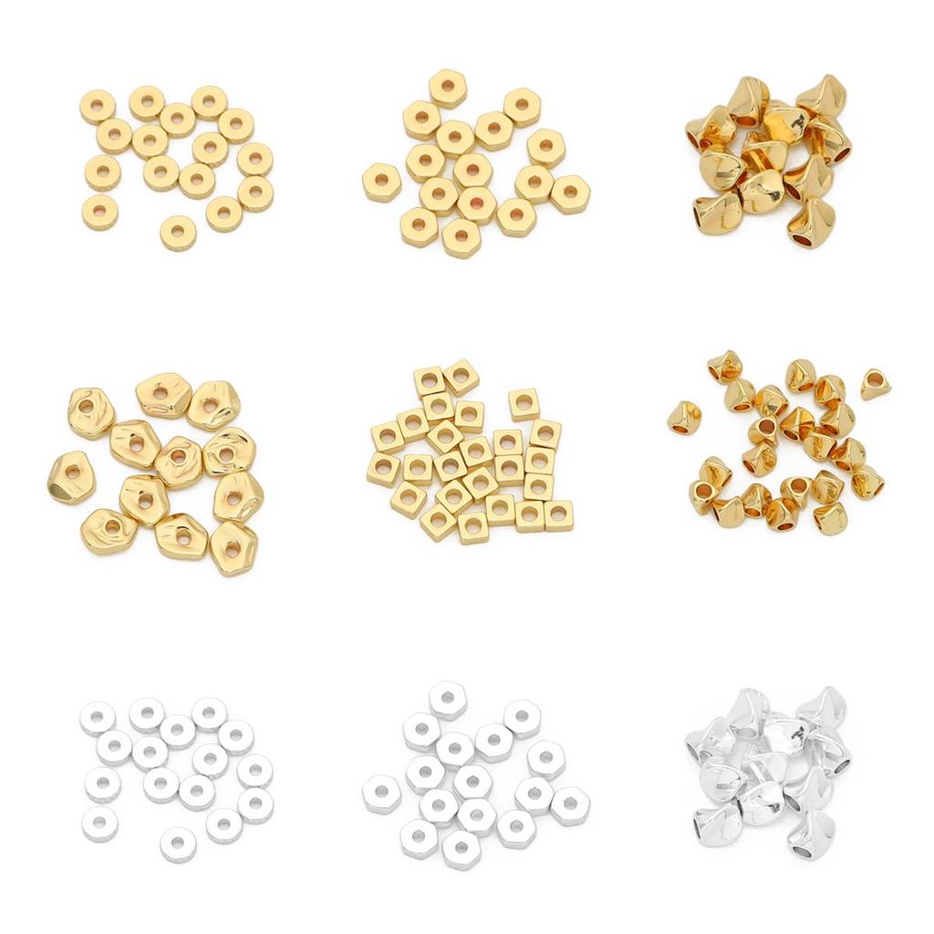 10 шт. медные бусины-разделители, подвески для изготовления ожерелья, браслета, ювелирных изделий своими руками