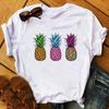 2023 New Women T-Shirt Watermelon One In A Melon Cartoon Printed Top Female T Shirts Harajuku Streetwear O-Neck Short Clothes