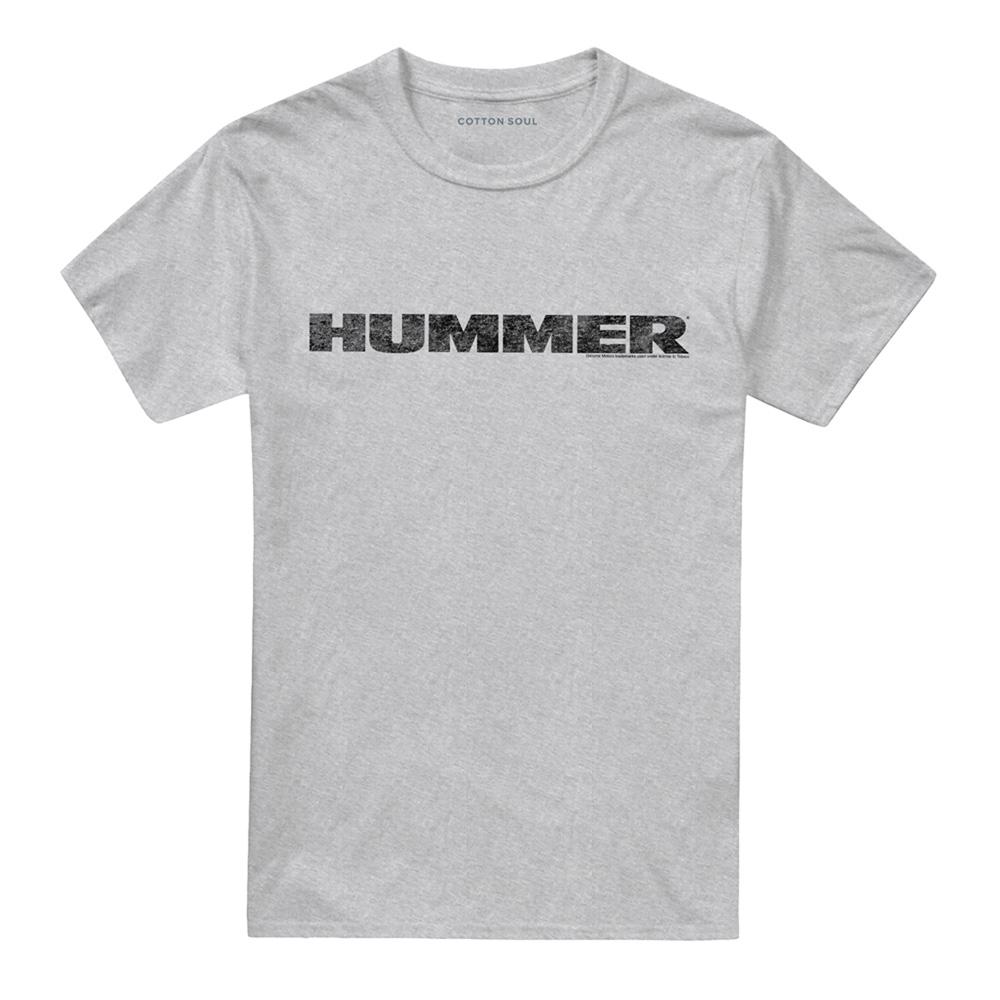 Hummer Unisex Adult Distressed Logo T-Shirt