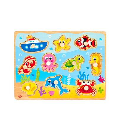 Морской пазл Tuccitoy, 1, 10 деталей, лучший пазл для малышей в Корее