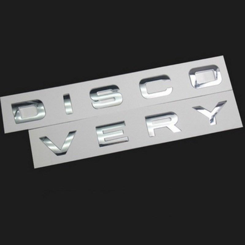 ABS буквы Discovery передний значок на капоте, эмблема, крышка заднего багажника, логотип, наклейка, наклейка для Range Rover, аксессуары для стайлинга автомобилей
