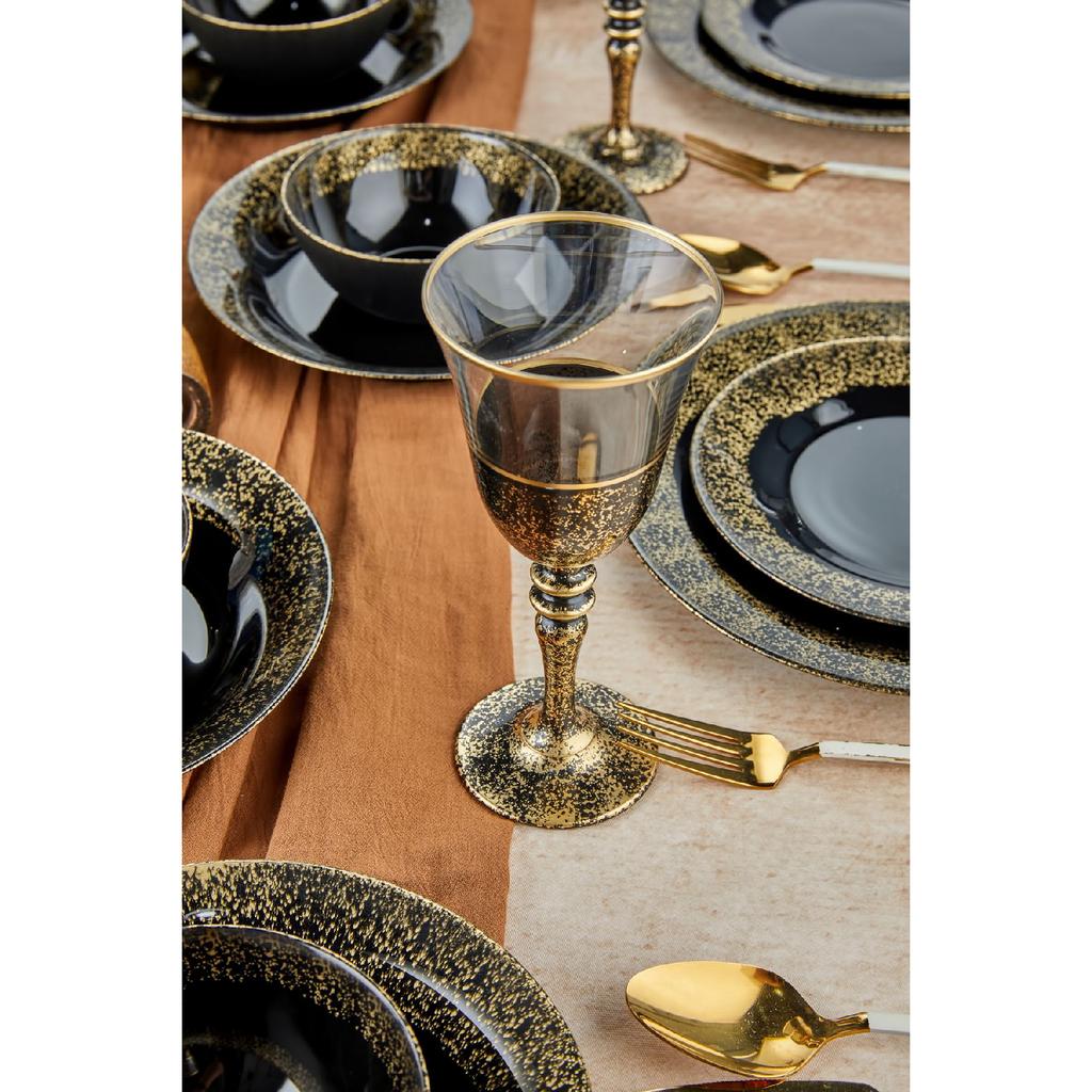 6 позолоченных стаканов для кофе Nova, цветной презентационный стакан для безалкогольных напитков 100cc