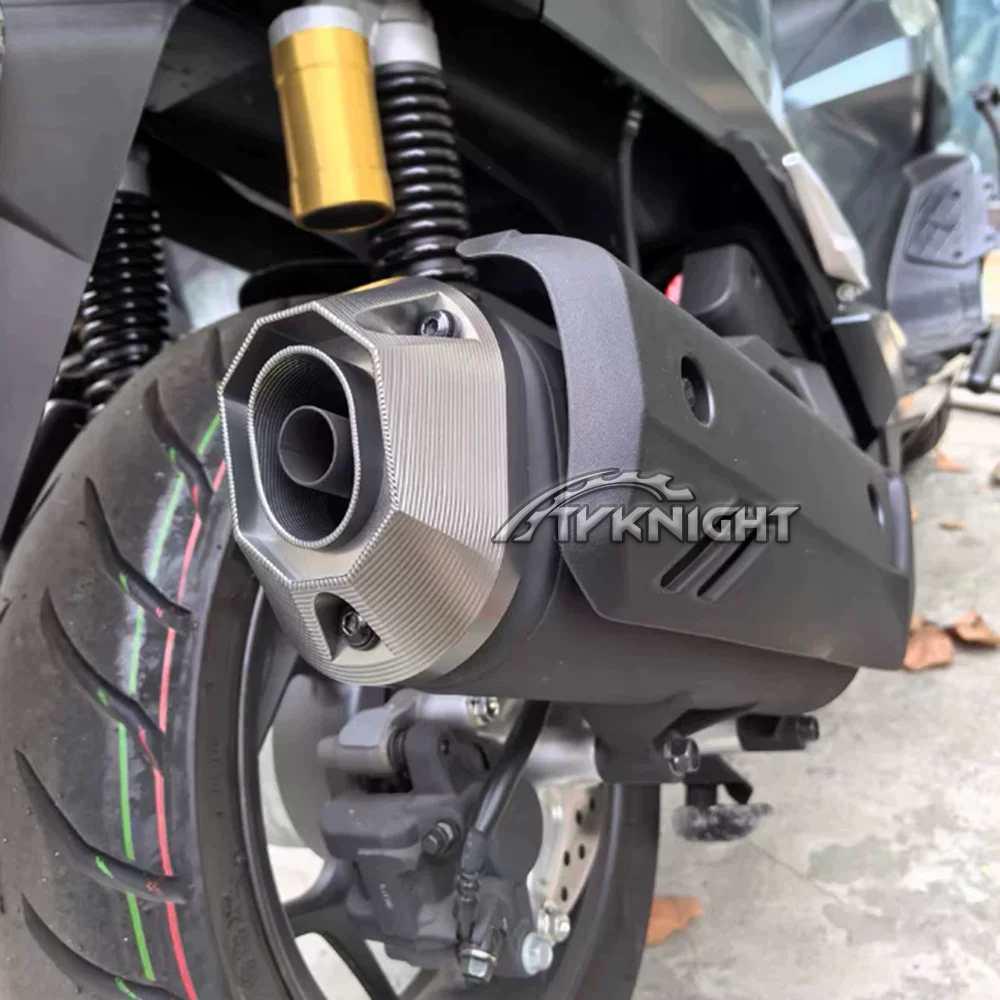Накладка на глушитель Honda PCX160/125: Защитный аксессуар из алюминиевого сплава для моделей 2021-2025 годов
