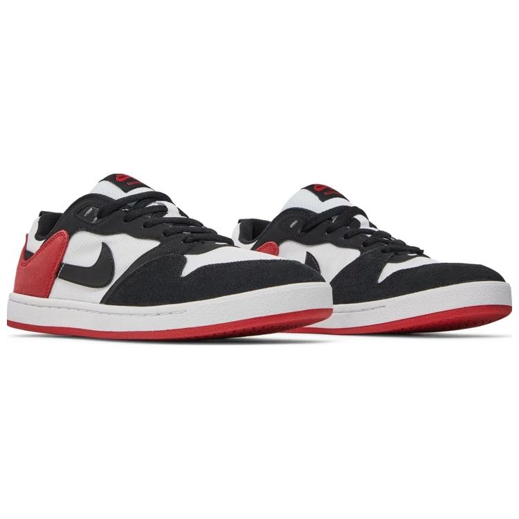 Nike Alleyoop SB White University Красные мужские кроссовки Черные CJ0882-102