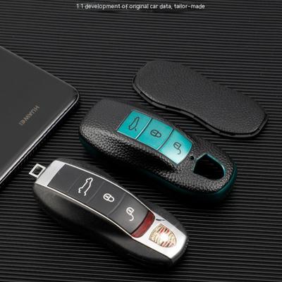 ПрименимоBSJЧехол для автомобильных ключейMacanCayenne Panamera718Чехол для автомобильных ключей с пряжкой из кожи