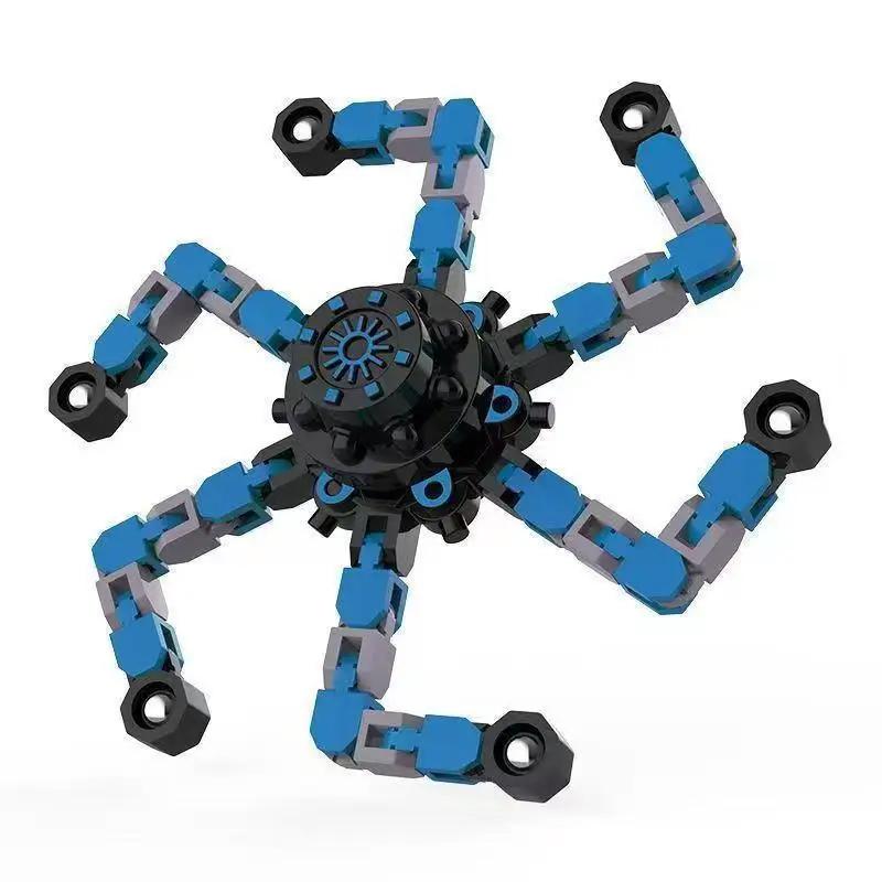 Деформированный Fidget Spinner Цепочка Ручной Спиннер Игрушка Для Снятия Стресса и Антистресса Дети Взрослые Сенсорный Гироскоп Игрушка Подарок