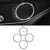 Для Mercedes Benz C W205 C180 C200 C220 Внутренняя дверная колонка Аудиокольцо Чехол Звуковая рамка Модификация Хрустальный Алмазный Декаль Кольцо Отделка