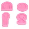Silicone Molds Handicraft Works Fine Workmanship Cute Shape Silicone Material Fondant Molds