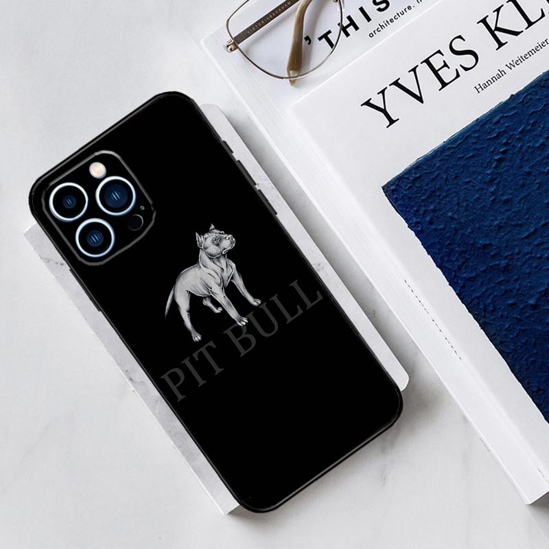 Pit Bull Lovely Dog Pitbull Case For iPhone 17 Air 15 14 11 16 Pro Max 13 12 Mini 15 16 Plus 16e Funda Silicone Cover