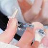 Niche Design Sense Light Luxury High Sense Stacked Open Ring Fashion French Personality Ring Women