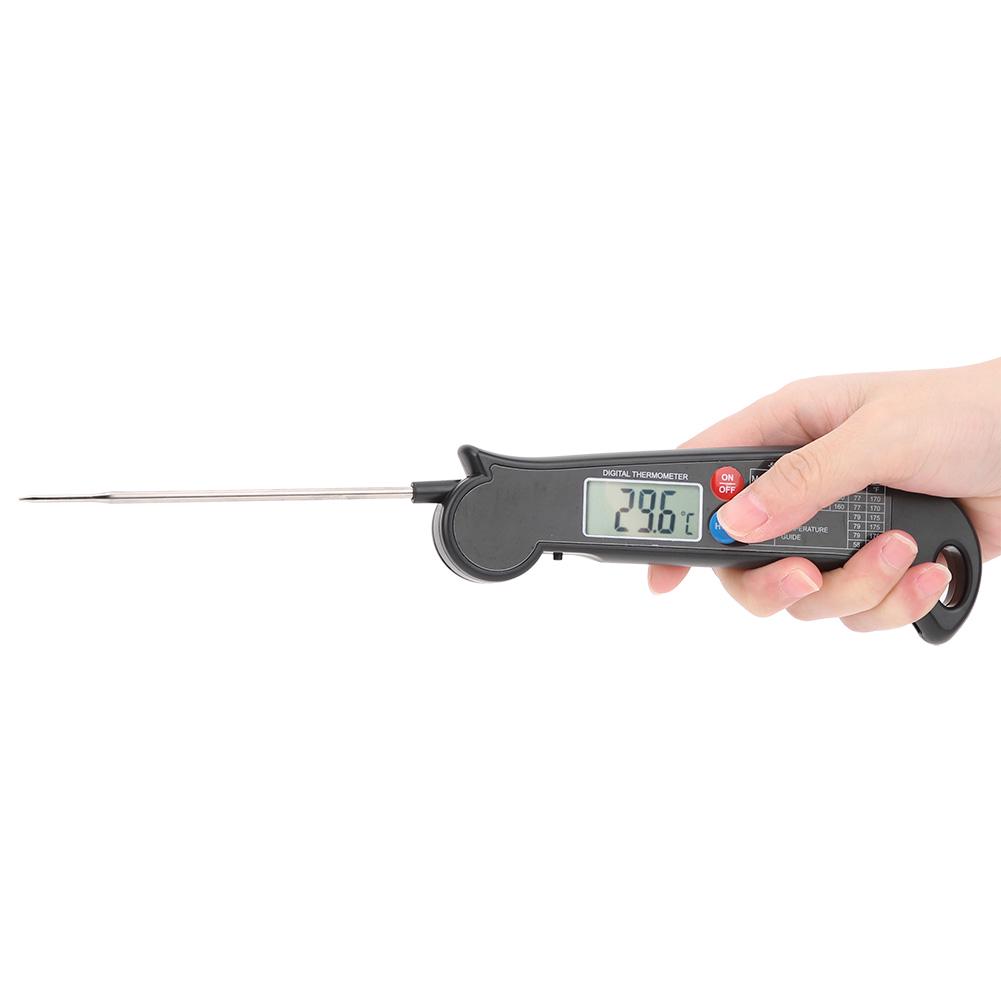 Digital Thermometer with Foldable Probe Food Temperature Meter High Accuracy Kitchen Supplies