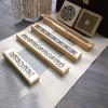Household Bamboo Fragrance Box Incense Box Bed Home Bed Incense Box Agarwood Incense Insertion Bamboo Wooden Tea Ceremony Hollow