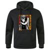 Anime Demon Slayer Obanai Iguro Unisex Hooded Autumn Shoulder Drop Sweatshirt Casual Soft Sportswears Street Hat Rope Unisexs Pullover