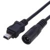 Разъем питания DC 5.5x2.1мм гнездо на Mini USB штекер удлинительный кабель для зарядки адаптер (5,5x2,1 мм к Mini USB)