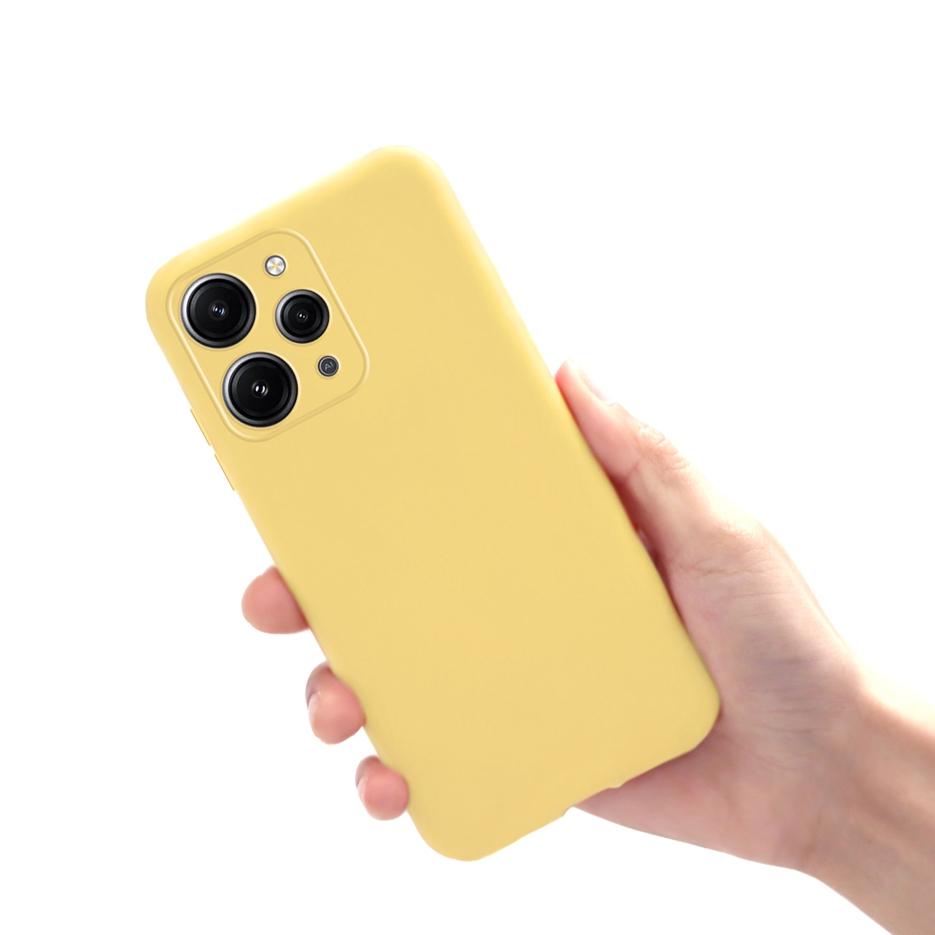 Чехол для Xiaomi Redmi 12 Милый Конфетный Цвет Ударопрочный Чехол для Телефона Для Xiaomi Redmi 12 Redmi12 Задняя Крышка Мягкий Силикон Fundas Capa