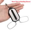 Nose Clip-on Reading Glasses Folding Legless Ultralight Keychain Glasses Men Women Mini Portable Presbyopic Glasses +1.0 To +4.0