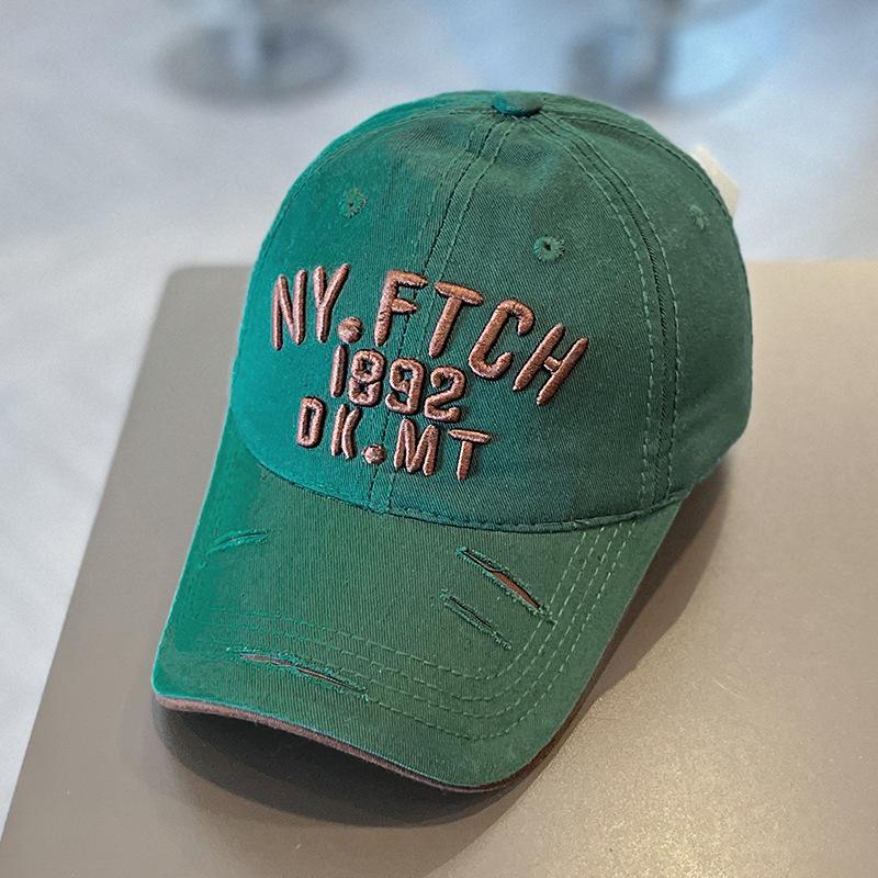 Бейсболка детская летняя модная вышитая с буквами большая окружность головы показывающая лицо маленькая солнцезащитная кепка мужская