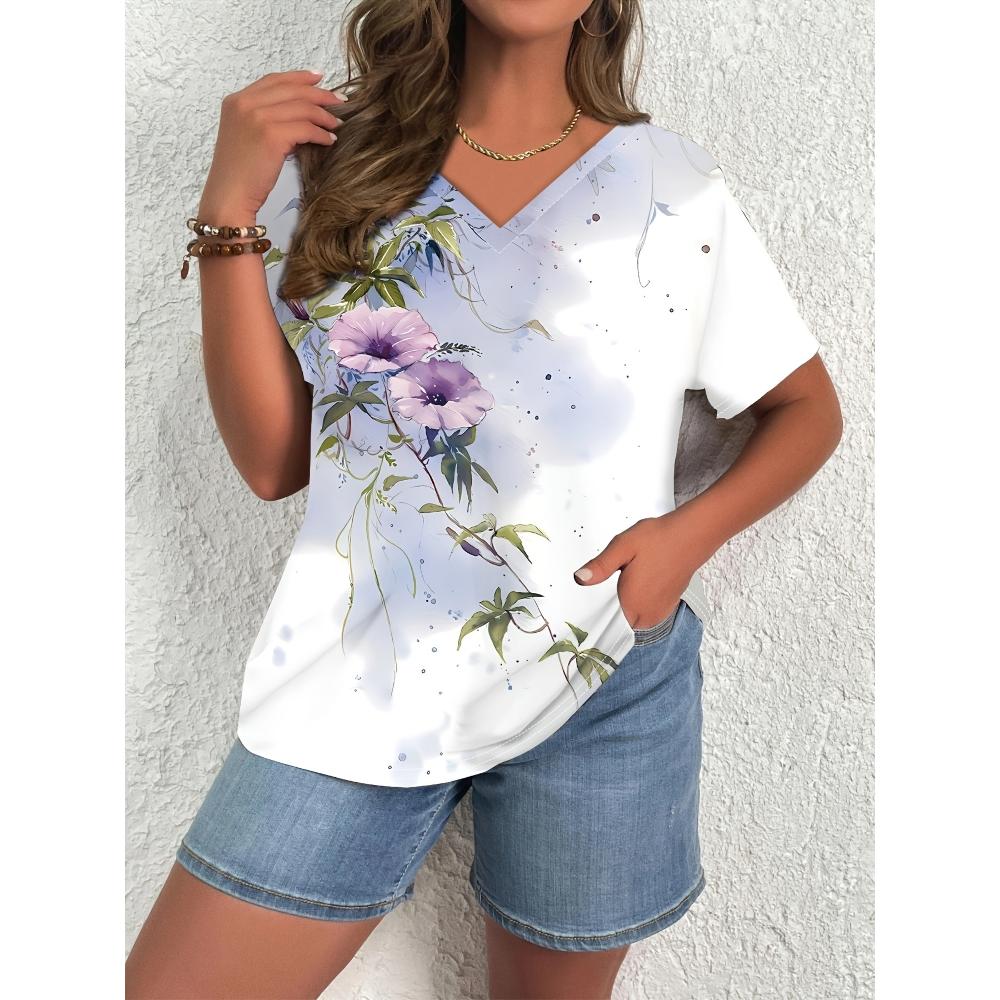 Плюс размер Элегантная повседневная женская футболка Модная свободная футболка Женская темпераментная футболка с длинным рукавом Праздничные выходные