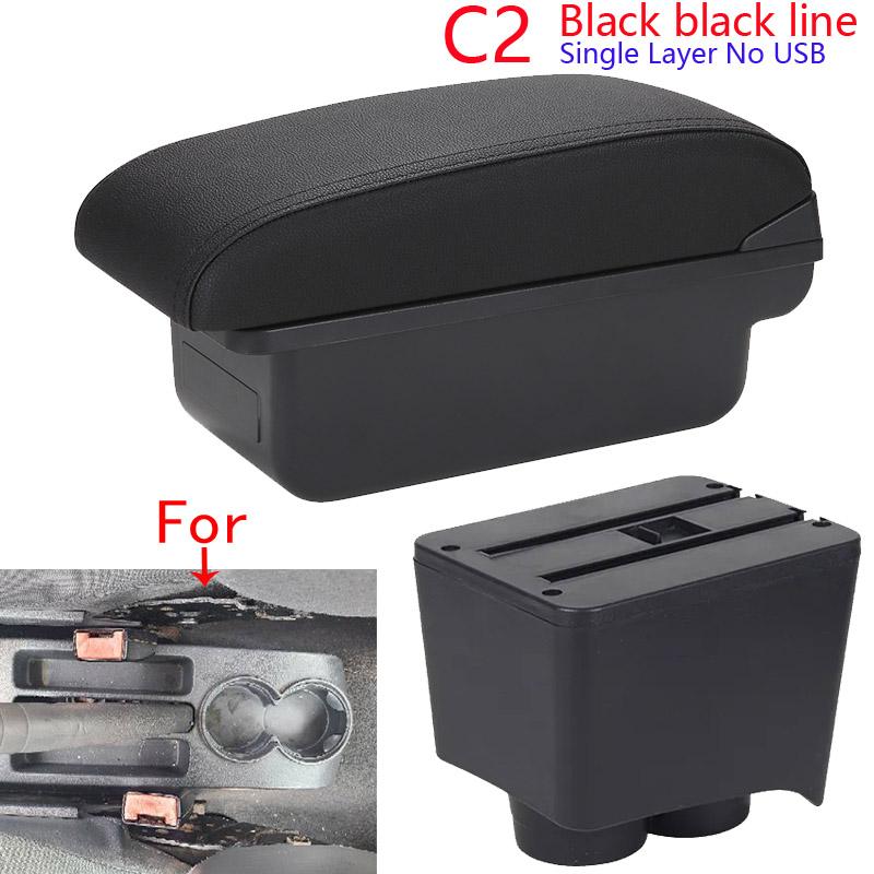 Для Volkswagen Polo Armrest Box Для VW POLO Mk5 6R Vento Car Armrest 2002-2009 Ящик для хранения Автомобильные аксессуары Простая установка