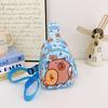 Capybara Cartoon Cute Printed Children Shoulder Bag Chest Pack For Outdoor Use