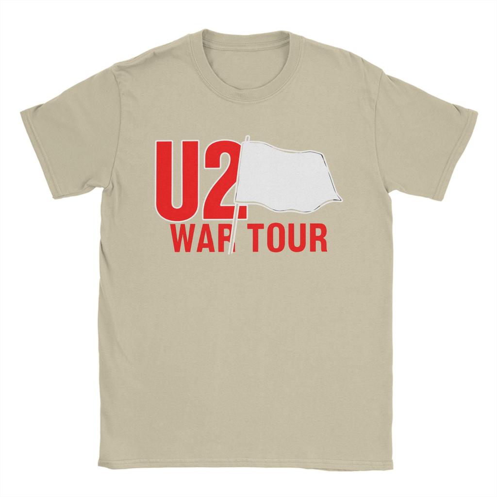 Novelty U2 Rock Band TShirt for Men O Neck Pure Cotton T Shirts  Short Sleeve Tees Summer Tops