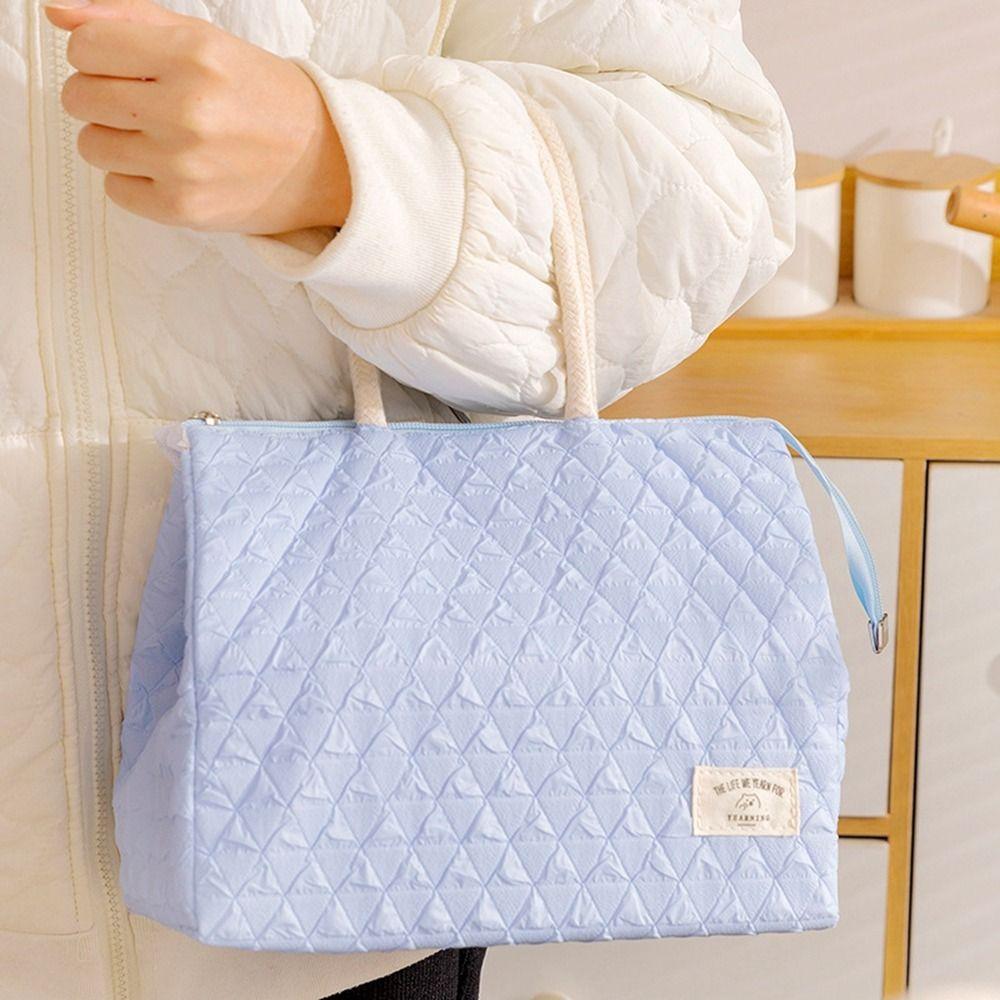 Large Capacity Storage Bags Nylon Meal Bag Grocery Bag Tote Bag Lunch Box Lunch Bag Lunch Organizer