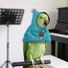 Накидка-попугай с удобной застежкой-пряжкой Теплый ветрозащитный дизайн Накидка в стиле попугая Зимняя куртка для птиц-попугаев Одежда для кореллы
