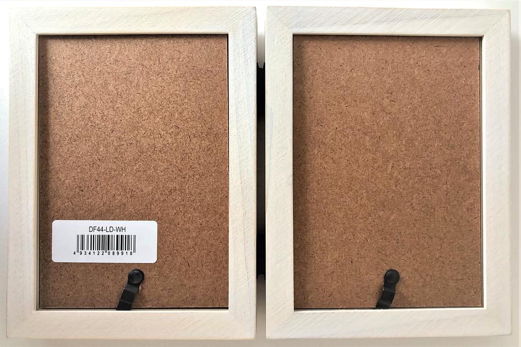 LADONNA AVANTI Деревянная фоторамка, Большая, Двусторонняя, Белая, DF44-LD-WH