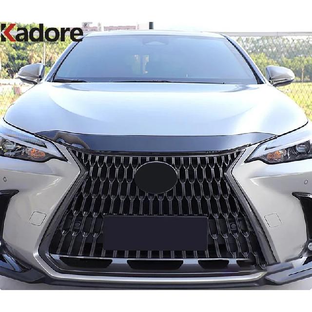 For Lexus NX 250 350 350H 450H 2024 2025 Carbon Fiber Car Front Hood Engine Grille Grill Cover Trim Accessories