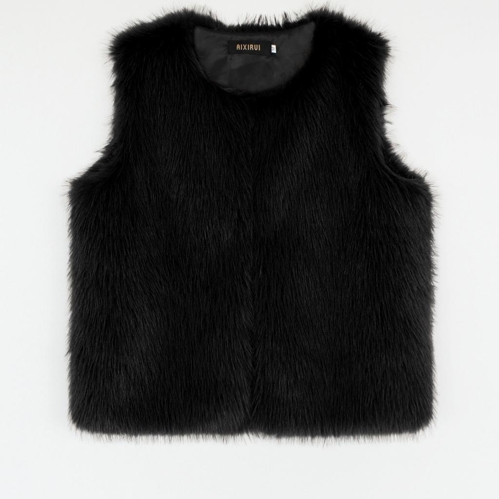 Модный женский жилет с V-образным вырезом, куртка без рукавов