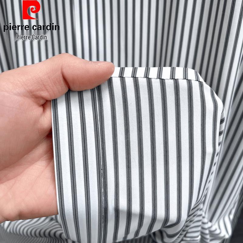 Pierre Cardin Мужская полосатая рубашка с коротким рукавом