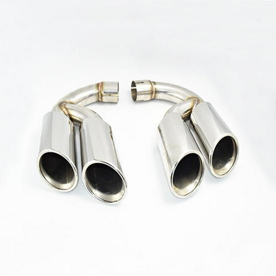 Volkswagen Touareg (04-24) Quad Square Outlet Black Exhaust Tailpipe