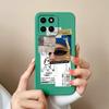 For Huawei Honor X6 X6S X6A Case Cartoon Liquid Silicone Full Coverage Anti Drop Phone Shell For HonorX6 X 6 X6 S A Bumper Funda
